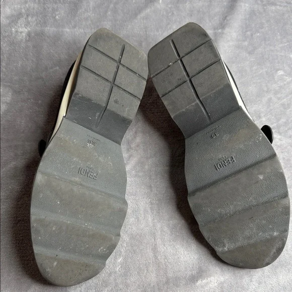 Fendi Black and Brown Women's Sneakers - Picture 4 of 5